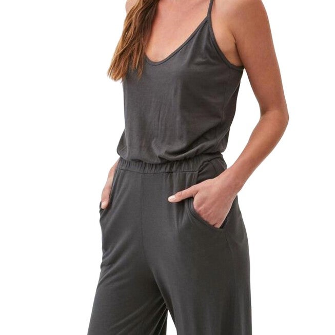 KAMRYN JUMPSUIT IN OXIDE DARK GREY, Oxide Dark Grey / Charcoal Grey, alternate image number 1