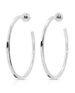 1.5" Ava Hoops Silver
