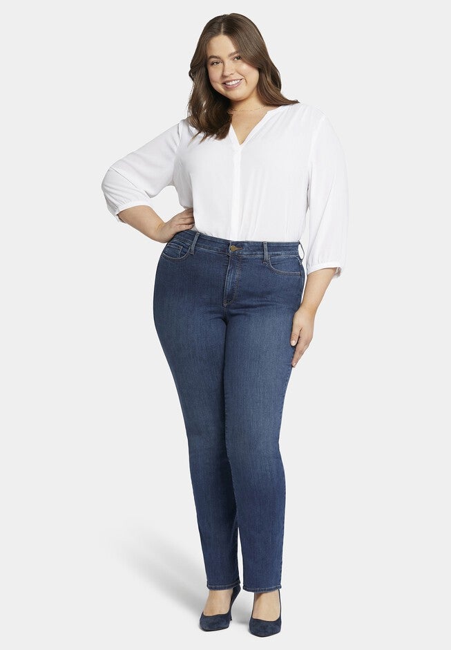 Marilyn Straight Pants, Cooper / Medium Wash, hi-res image number 0