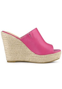 Slip on Platform Sandals Espadrilles Wedges Slides Mules