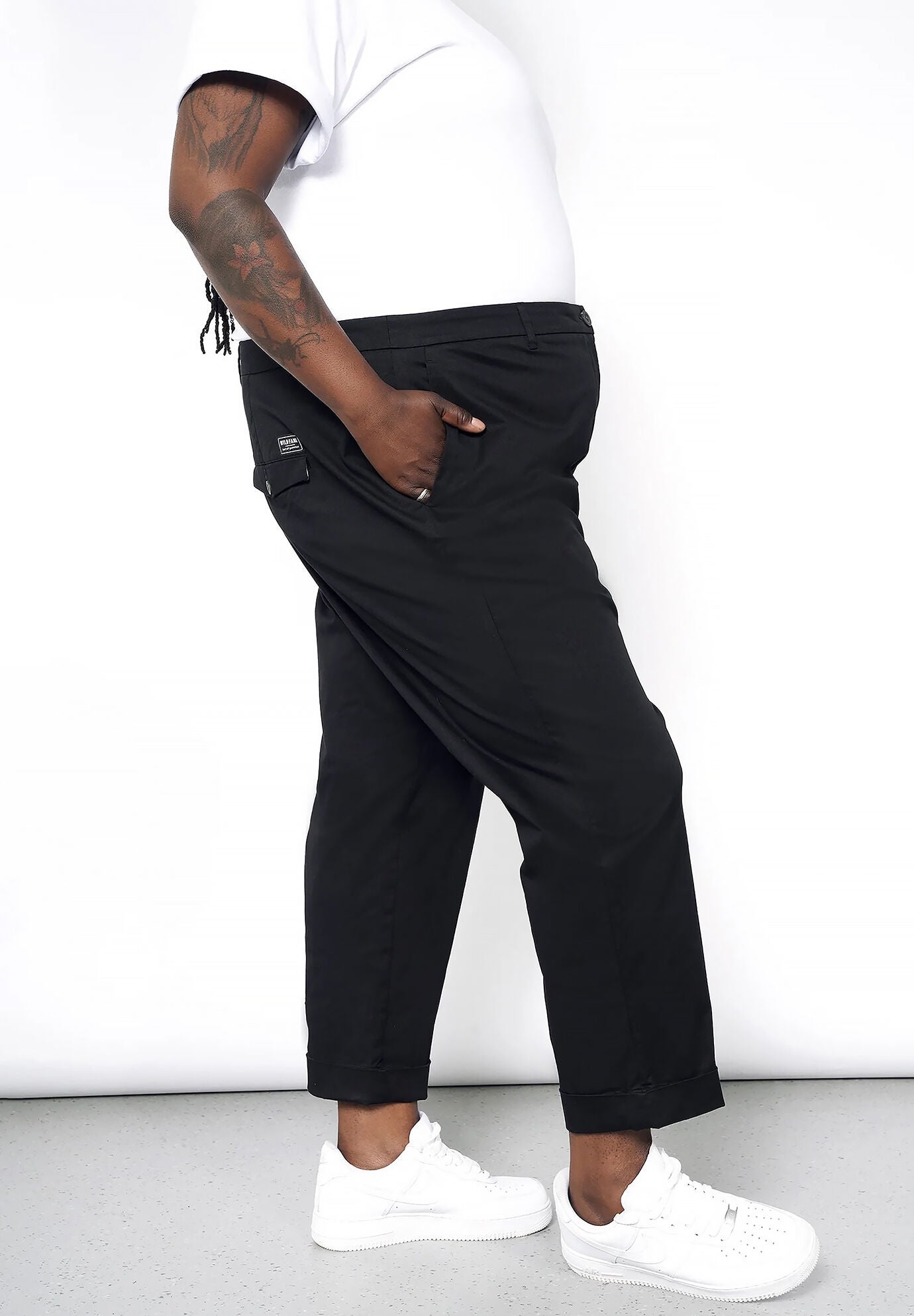 The Essential Trouser, BLACK / Black, alternate image number 1