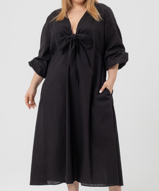 Novella Dress, Black / Black, alternate image number null