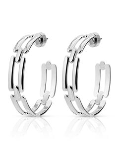 Fiona Hoops Silver