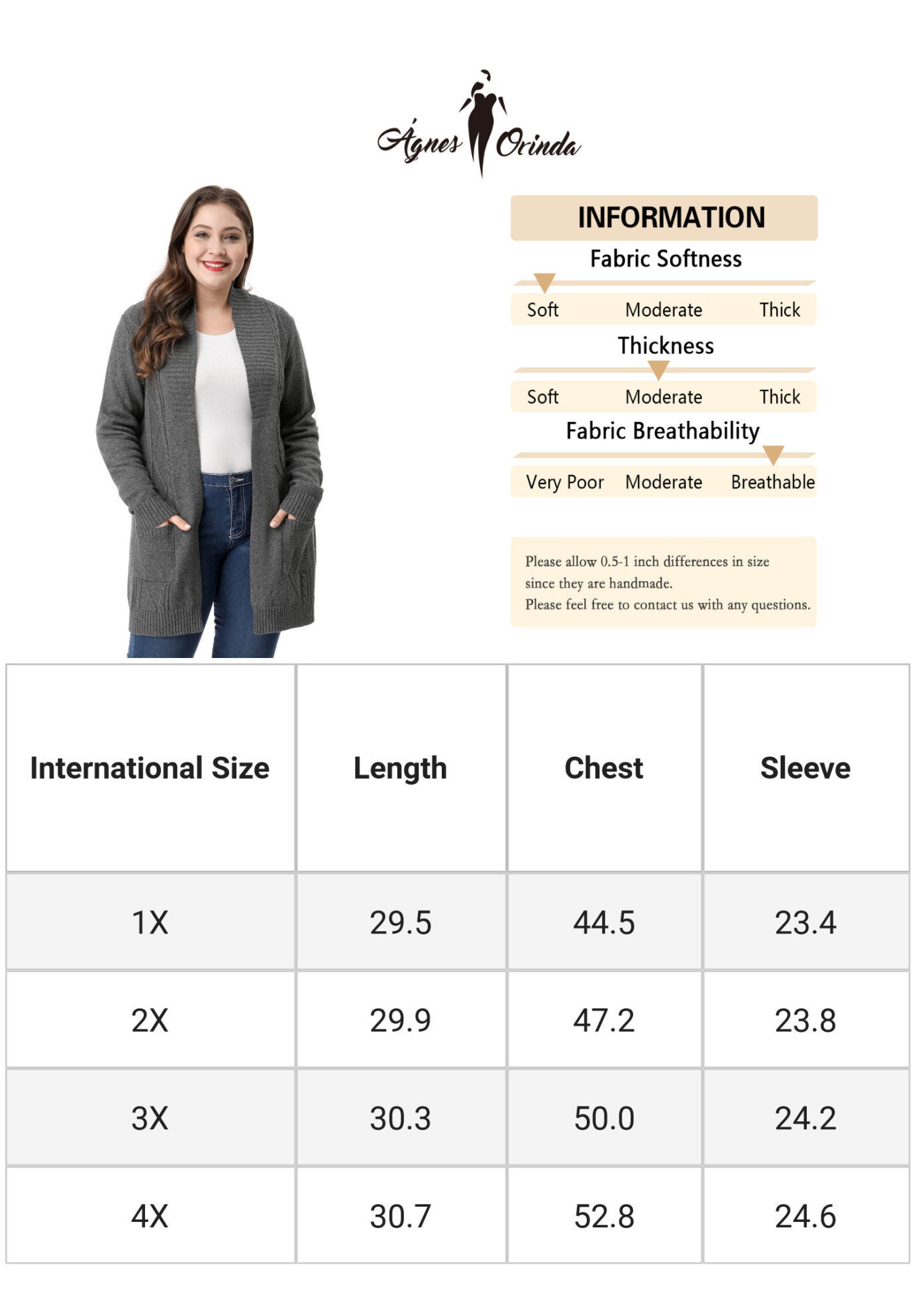 SHAWL COLLAR OPEN FRONT SWEATER CARDIGAN, Grey / Charcoal Grey, alternate image number 4