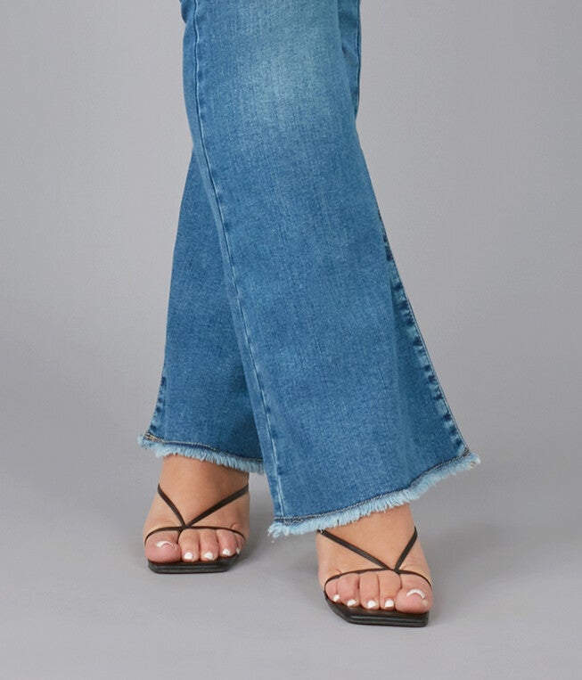 Women's ALICE-MDL High Rise Flare Jeans, Morning Day Light / Medium Wash, alternate image number 2