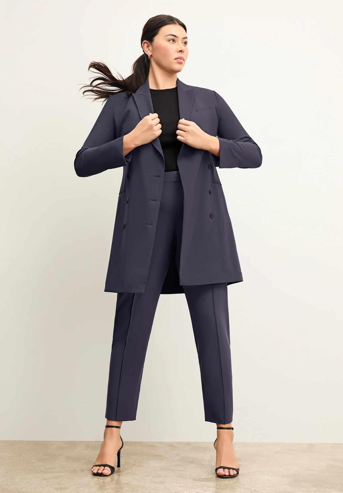 Gwynne Dress - OrigamiTech, Cool Charcoal / Cool Gray, hi-res image number 0