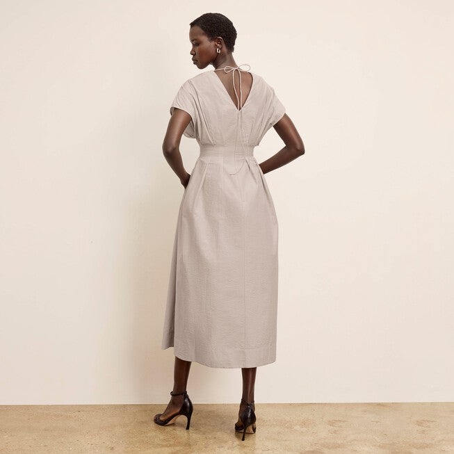 Jelina Summer Friday Dress - Voile, Quartz / Light Grey, alternate image number 4