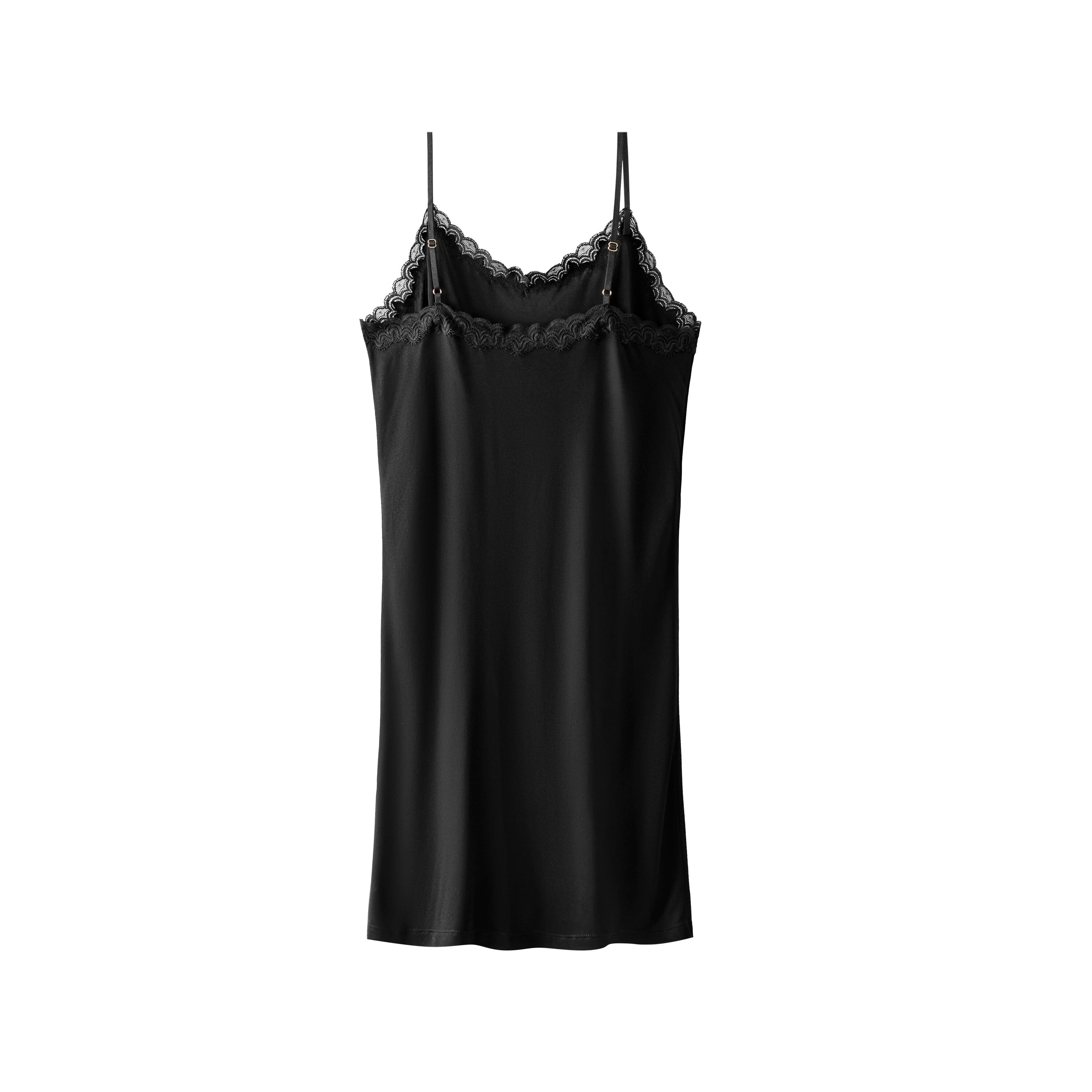 Silk Blend Slip, Tap Shoe Black / Black, alternate image number 4