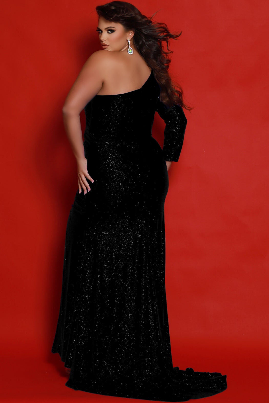 BEAMER FORMAL DRESS, Black / Black, alternate image number 1