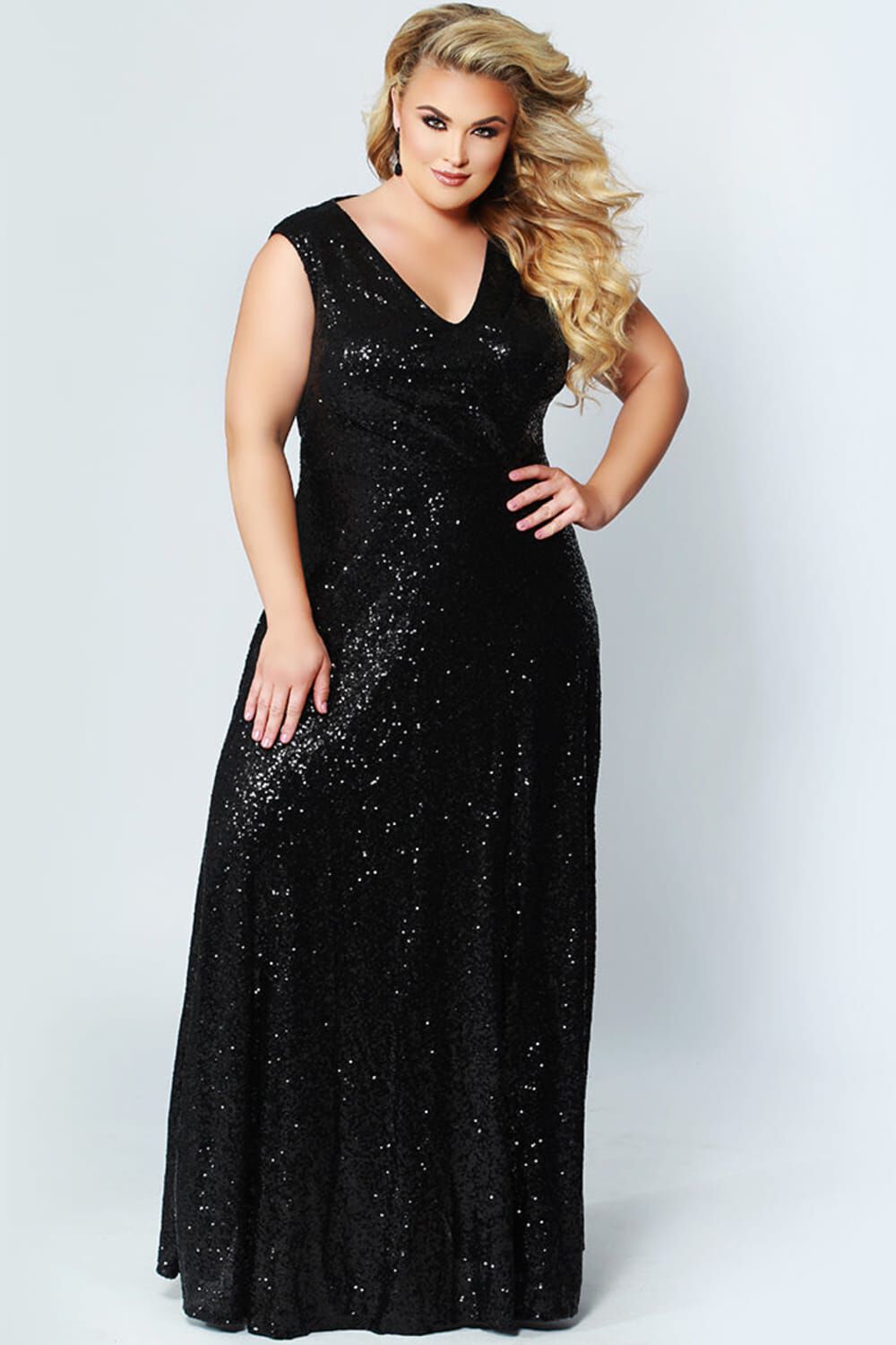 City Lights Formal Gown, Black / Black, hi-res image number 0