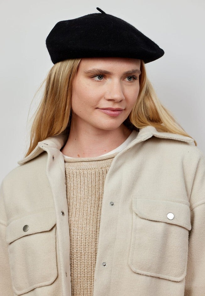 Classic Beret, Black / Black, alternate image number 3