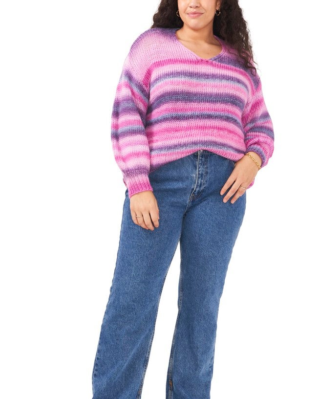Maddie Roving Sweater, Berry Hibiscus / Lilac, hi-res image number 0