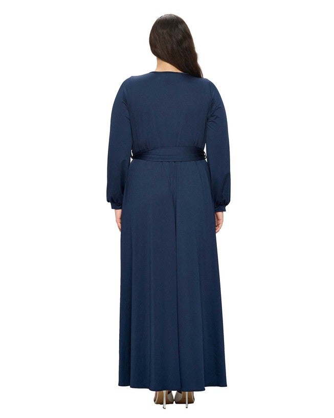 ESPINOZA SURPLICE MAXI DRESS, , alternate image number 5