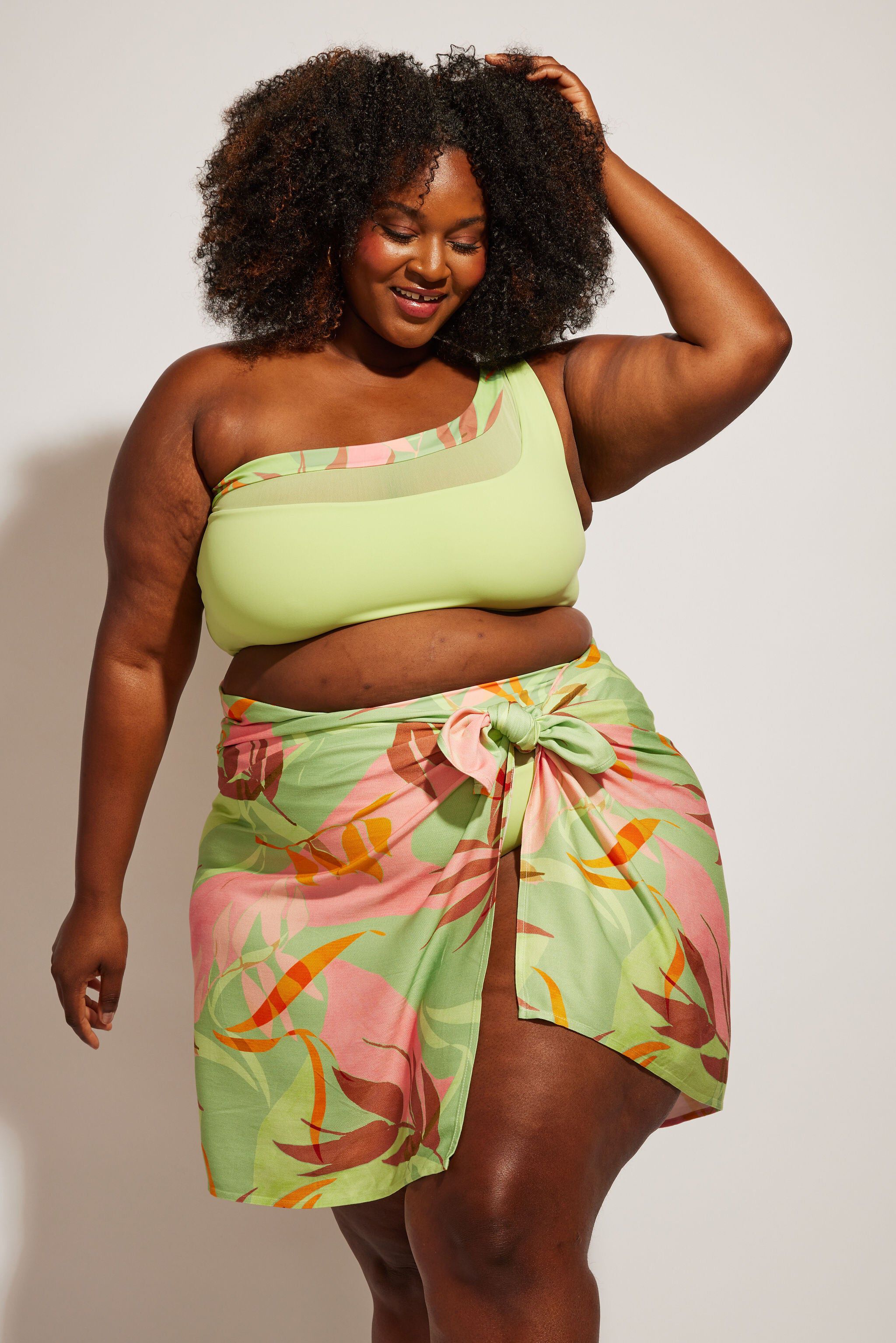 Bay Top II, AvocadoBirds of Paradise / Light Green, hi-res image number 0