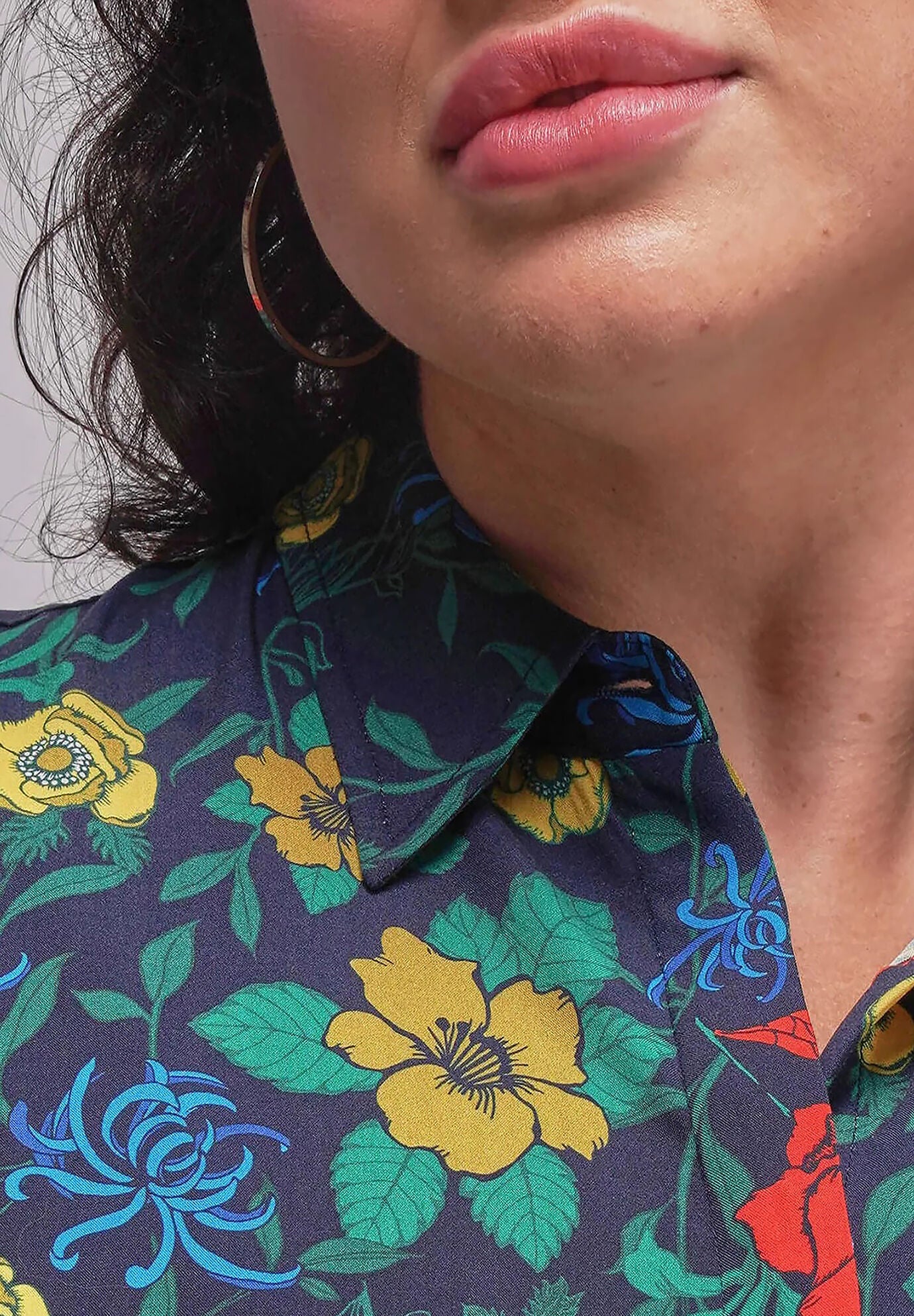 The Empower Shirt Dress, WILDFLOWER CHILI / Red, alternate image number 3