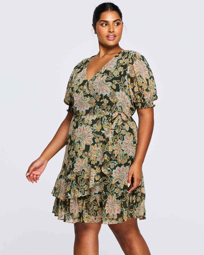 Boho Beauty Wrap Dress, , alternate image number 7