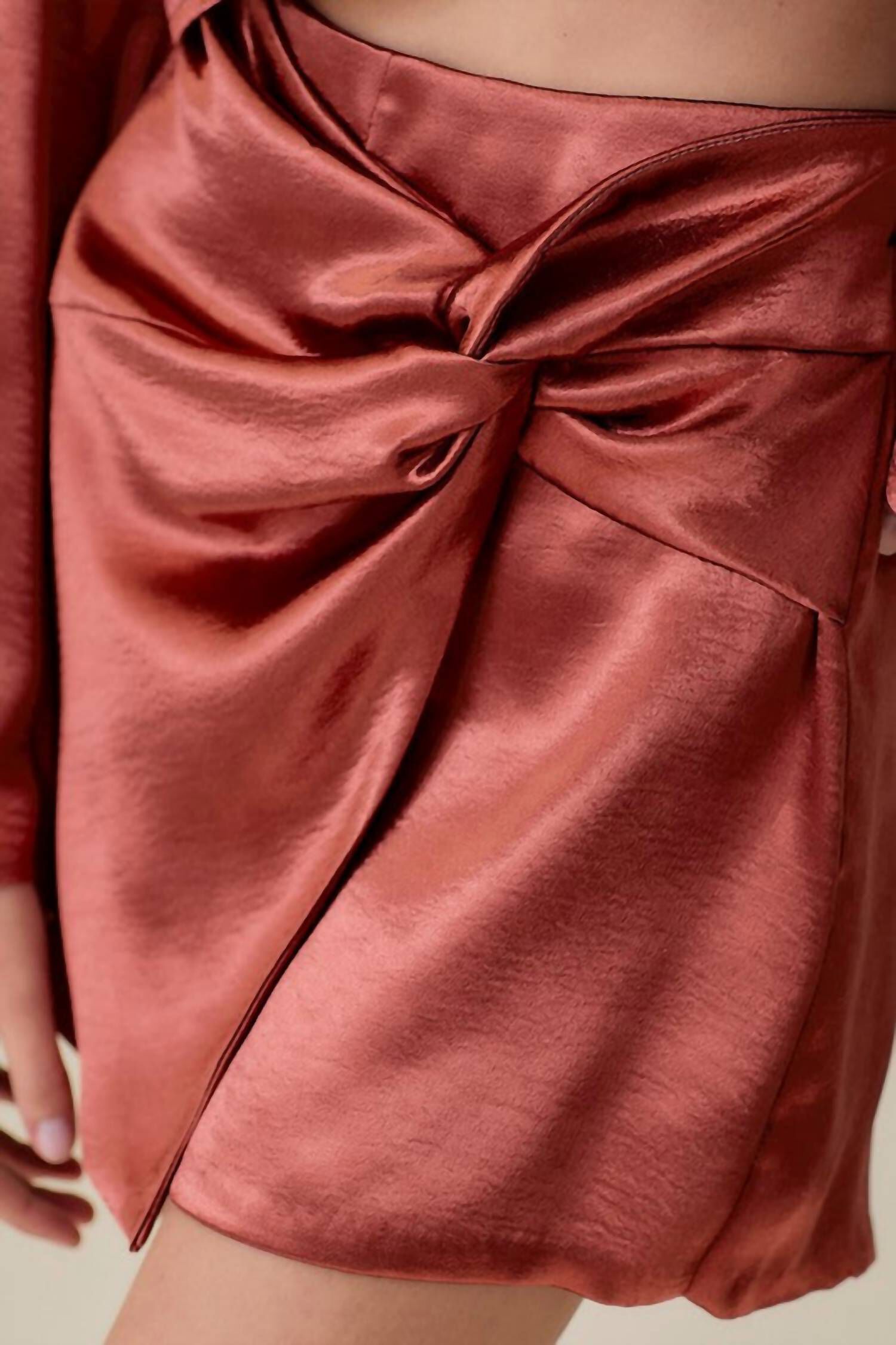 Penny For Your Thoughts Skort In Copper, , alternate image number 2