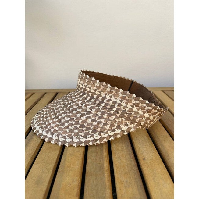 SPECKLED BAHA VISOR IN BROWN + WHITE, , alternate image number 4