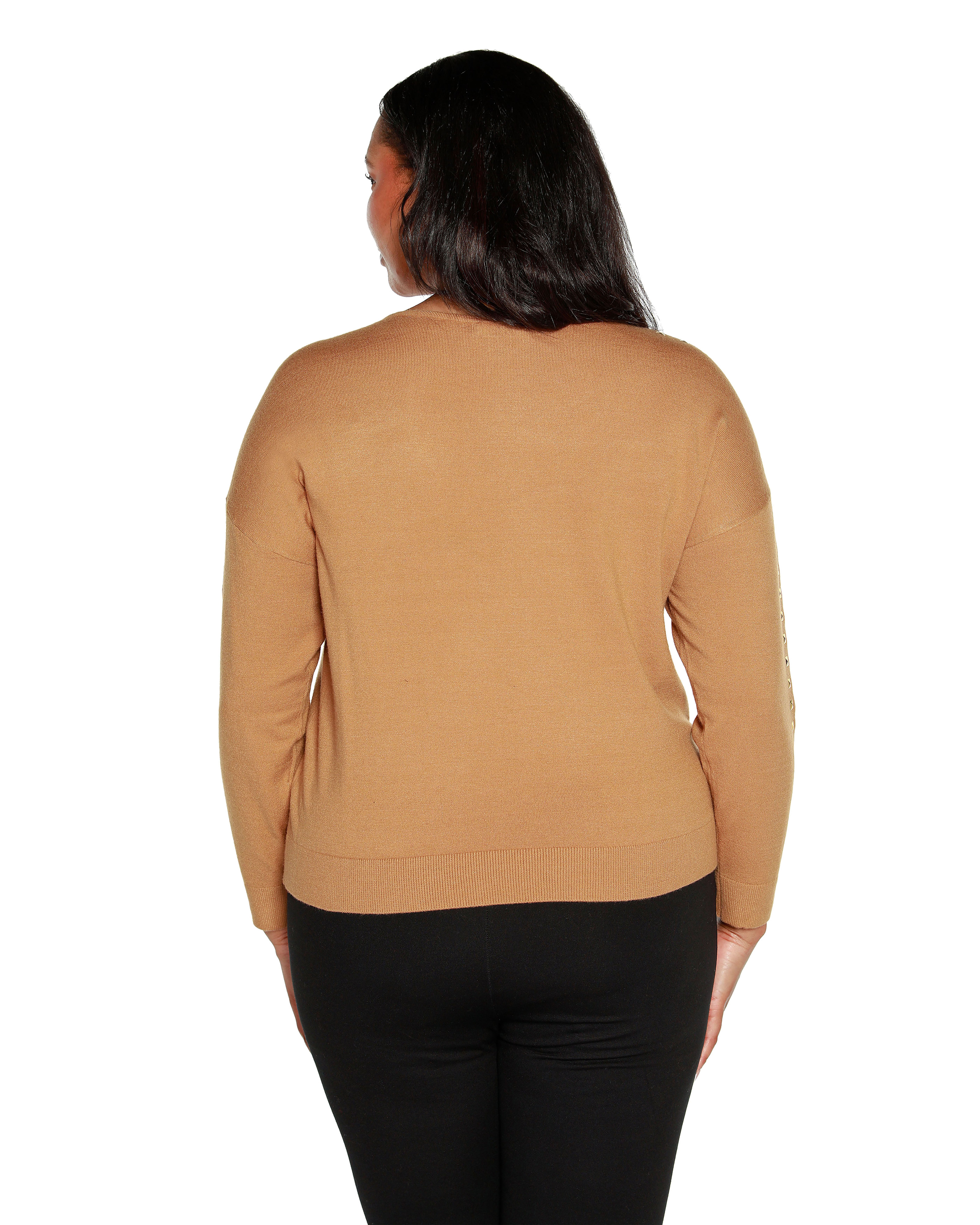 EMBELLISHED BOATNECK SWEATER, , alternate image number 6