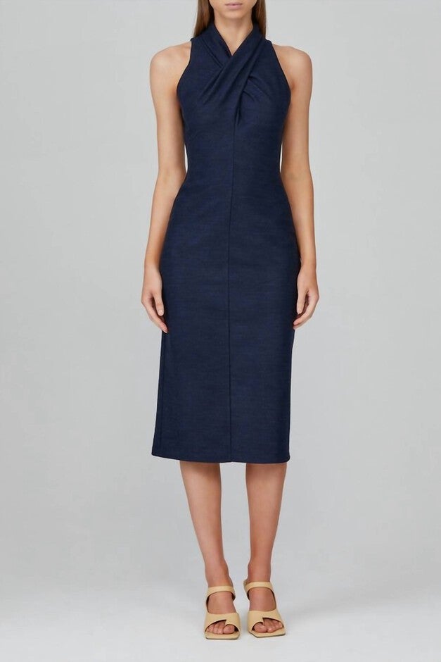 KENSINGTON DRESS IN NAVY, Navy / Navy, hi-res image number null