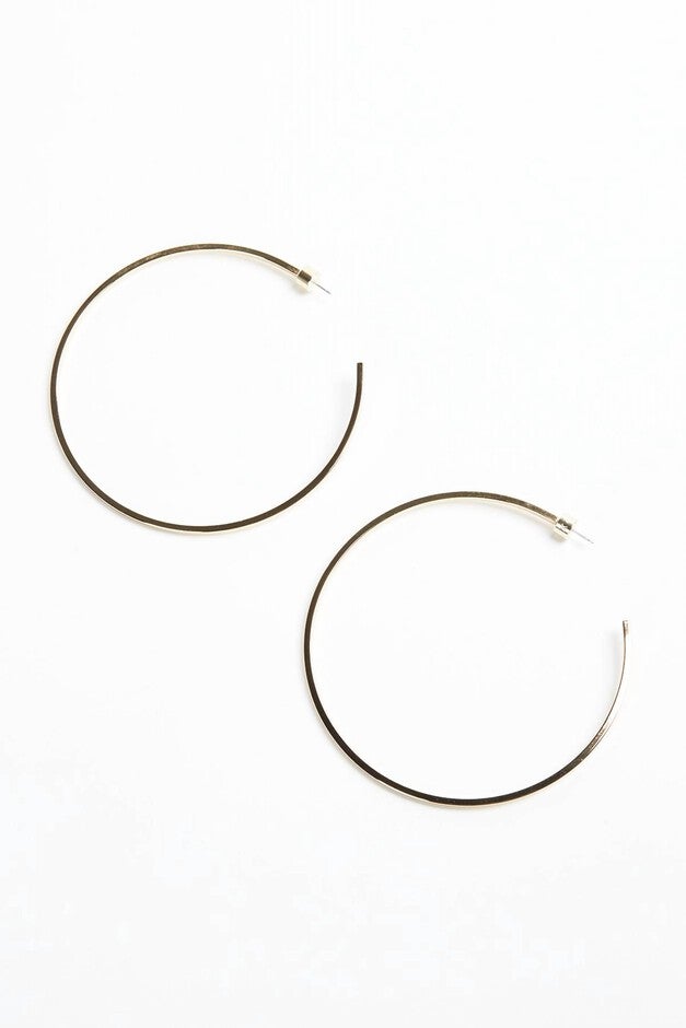 ULTIMATE HOOPS IN GOLD, Gold / Gold, hi-res image number 0