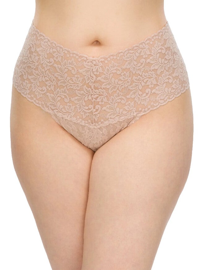 RETRO LACE PLUS THONG, CHAICHAI / Beige, alternate image number null