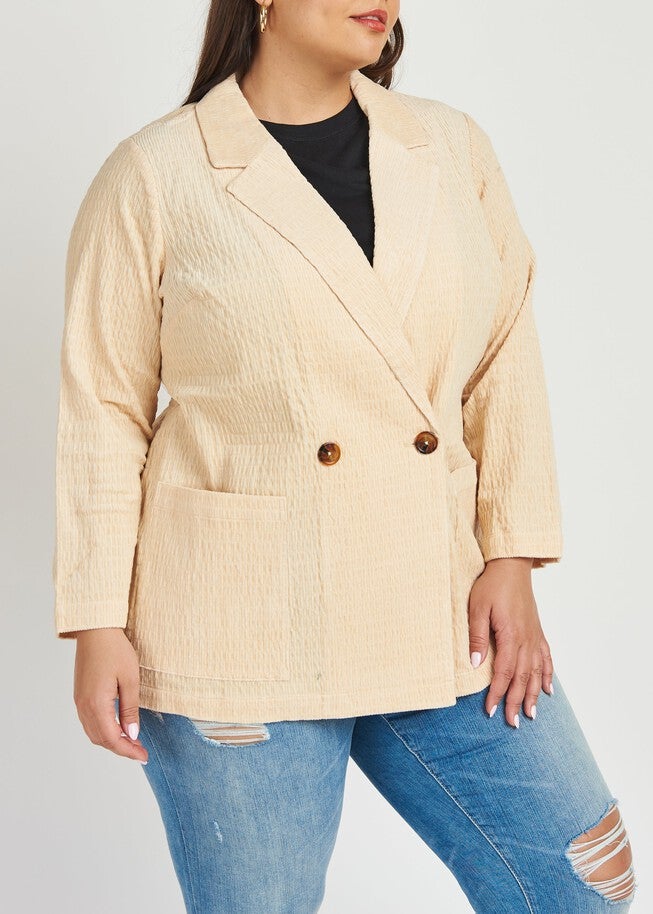 Darby Cotton Corduroy Jacket, BUFF / Cream, alternate image number null
