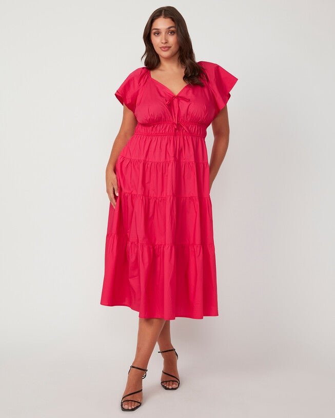 Ana Midi Dress, , alternate image number 8