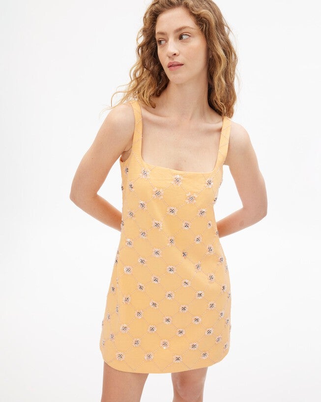 Barton Dress, Cantaloupe / Orange, alternate image number 2