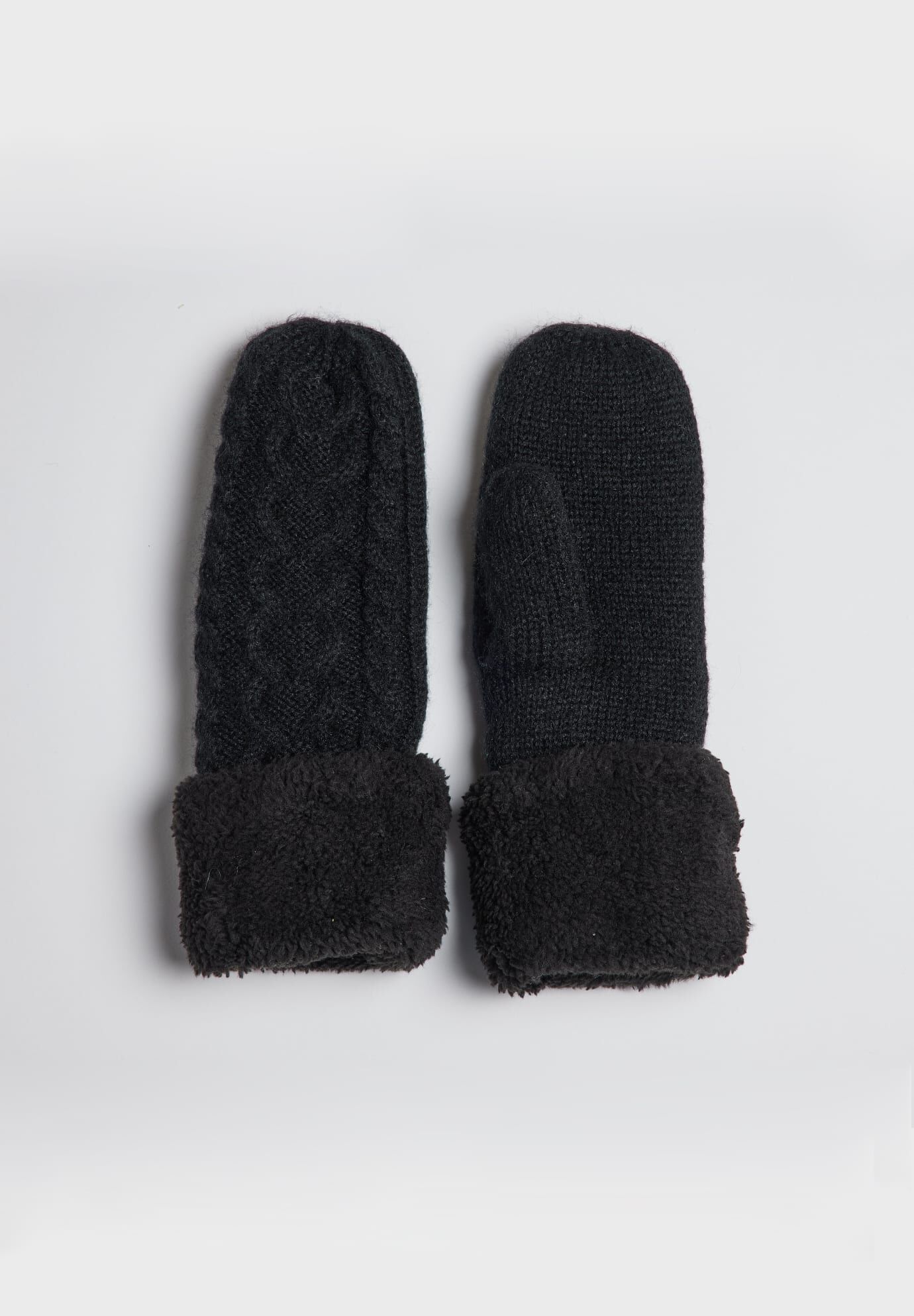 Flurry Lined Mitten, Black / Black, hi-res image number 0