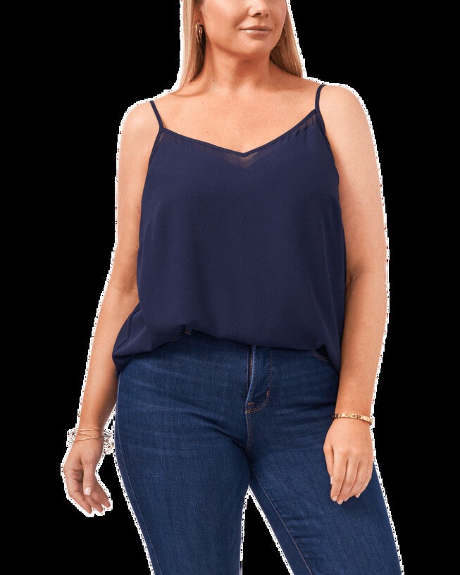 Stella Inset Cami, TWILIGHT NAVY458 / Navy, hi-res image number 0