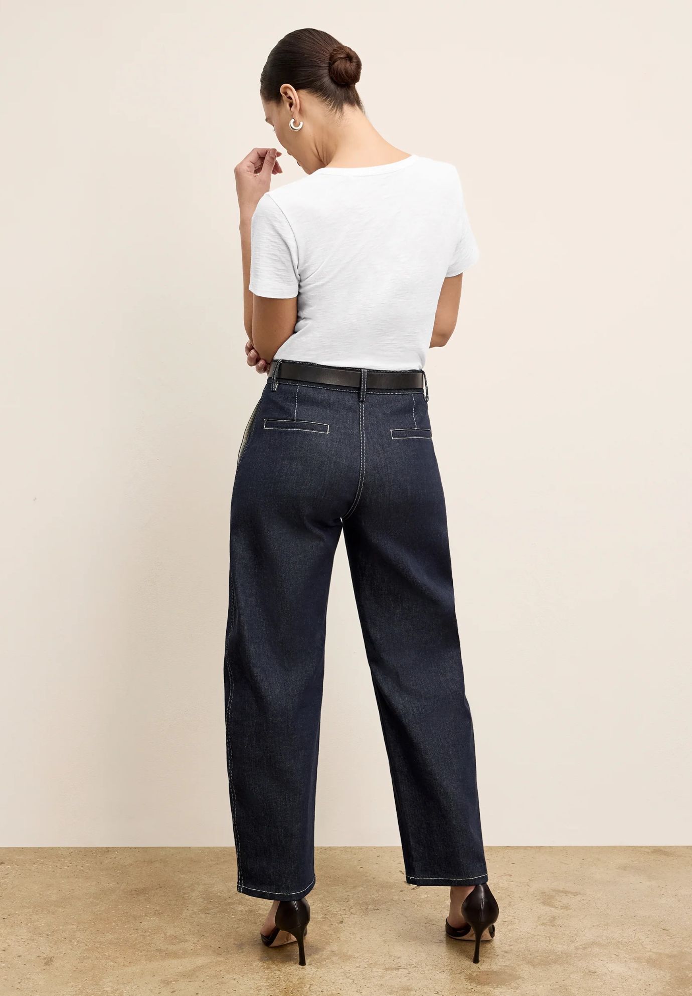 Kenya T-Shirt - Organic Cotton Slub, White / White, alternate image number 2