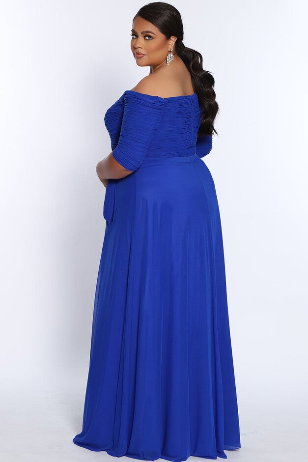 SIMPLY STUNNING EVENING DRESS, Royal / Royal Blue, alternate image number null