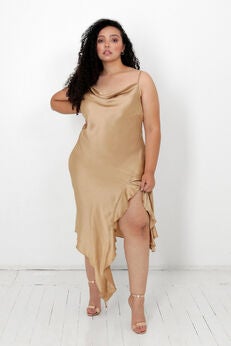 Isabella Bias Cut Slip Dress