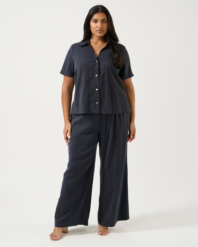 Dusky Dune Shirt, Midnight Navy / Navy, alternate image number 1