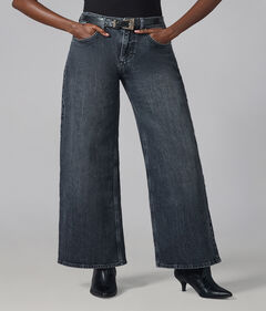 COLETTE-GG High Rise Wide Leg Jeans