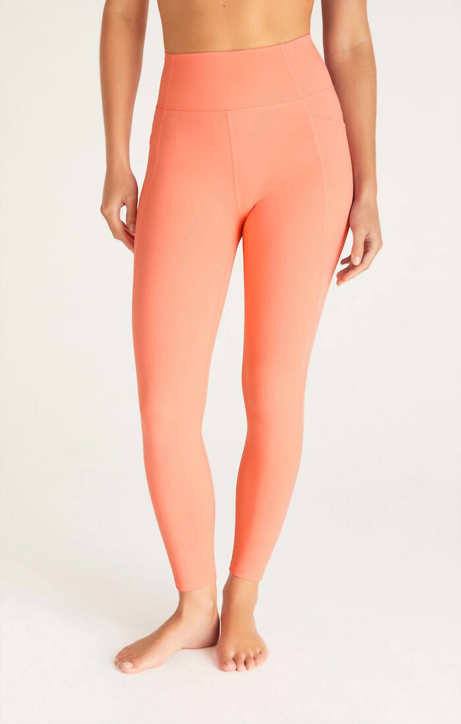 Women'S All Day 7/8 Pocket Legging In Bright Melon, Bright Melon / Orange, hi-res image number 0