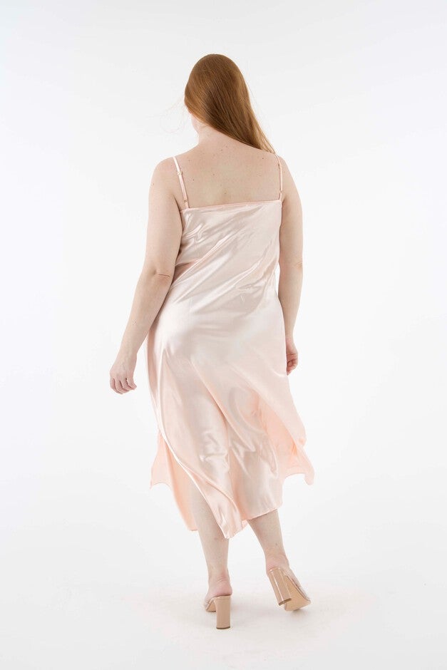 The Best Curve Bias Cut Bamboo Slip Dress, , alternate image number null