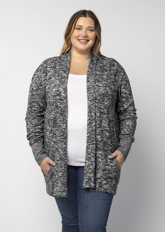 Campus Cardigan, Black / Black, hi-res image number null