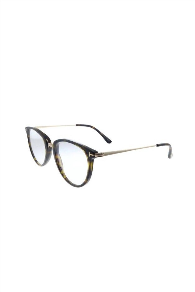 SOFT ROUND PLASTIC EYEGLASSES WITH BLUE BLOCK LENS IN SHINY DARK HAVANA/GOLD, Shiny Dark HavanaGold / Brown, hi-res image number null