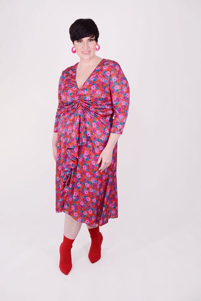Winnie RNR Dress, Red / Red, alternate image number 1