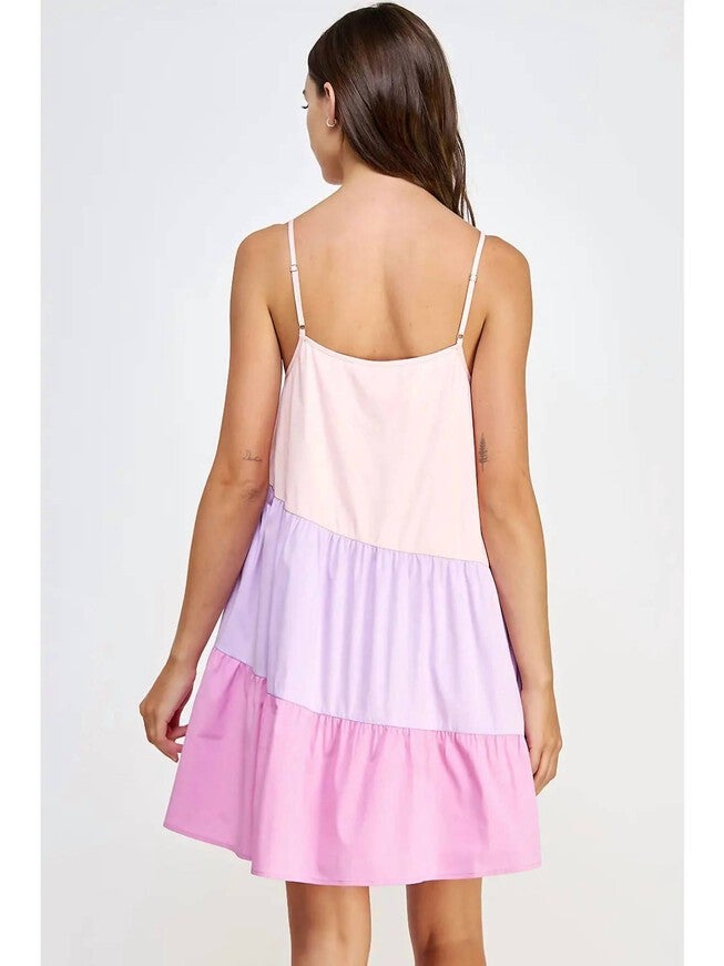 SWEET ON ME MINI DRESS IN PINK MULTI, Pink Multi / Pink, alternate image number 3