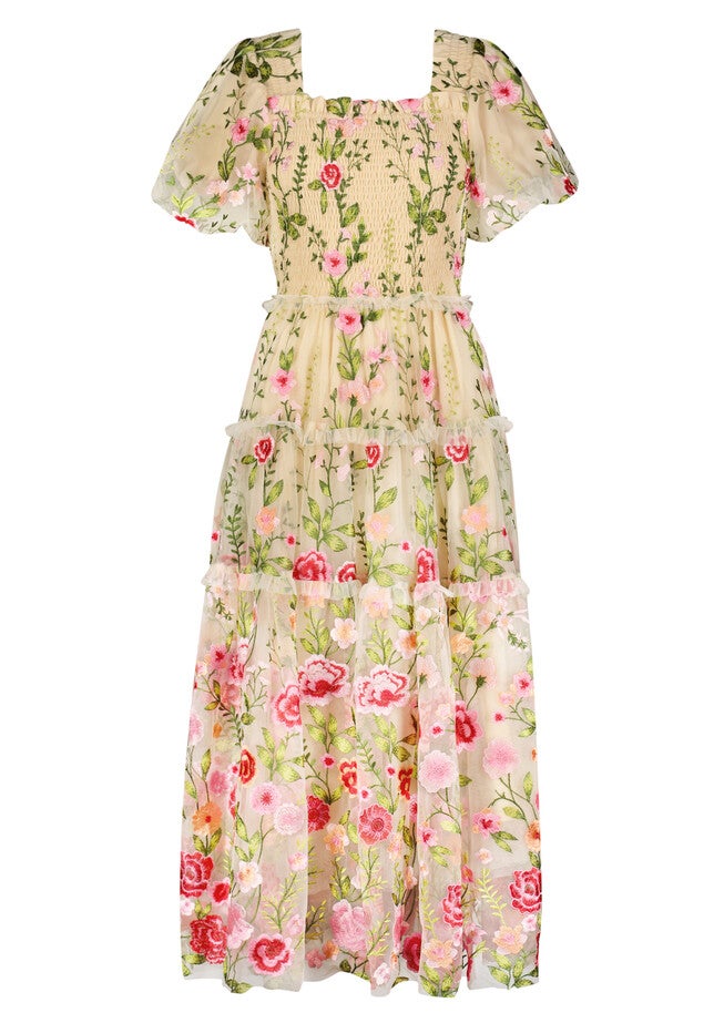 Rose Dress, Cream / Cream, hi-res image number null