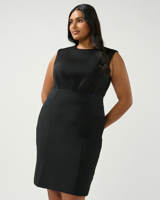 Melina Skirt, Black / Black, alternate image number 1