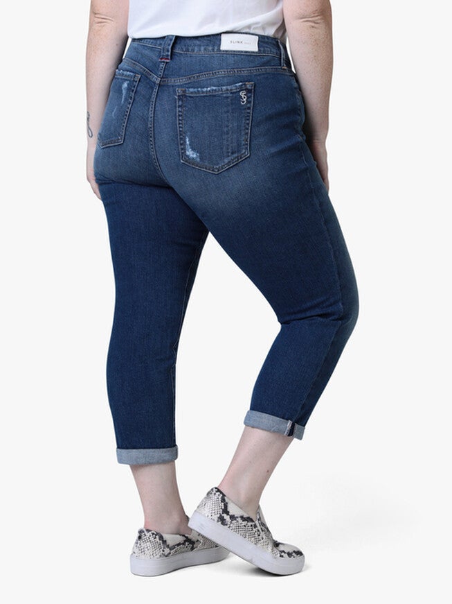 Leah Mid Rise Boyfriend Jeans, , alternate image number 7