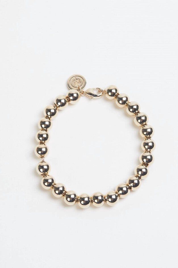 MEDIUM BALL BRACELET IN GOLD, Gold / Gold, hi-res image number null
