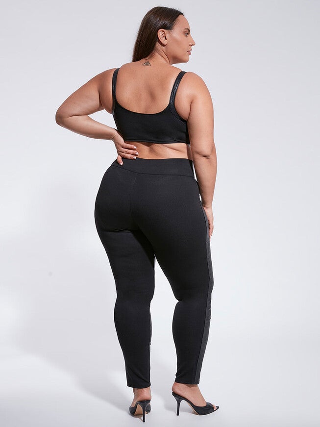 Gigi Stretch Leather Leggings, , alternate image number 4