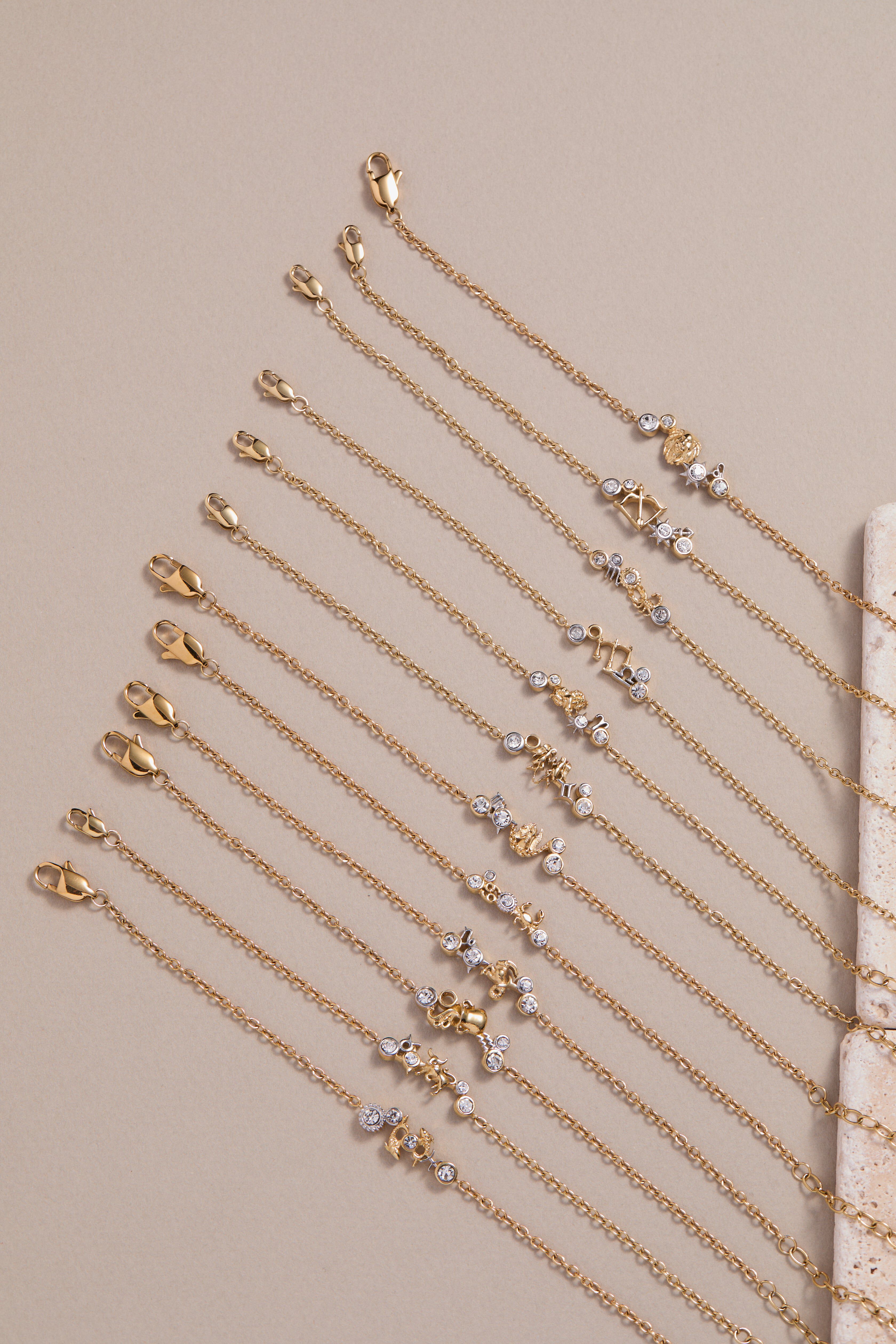 Virgo Symbol Inline Bracelet, Virgo / see-description, alternate image number 4