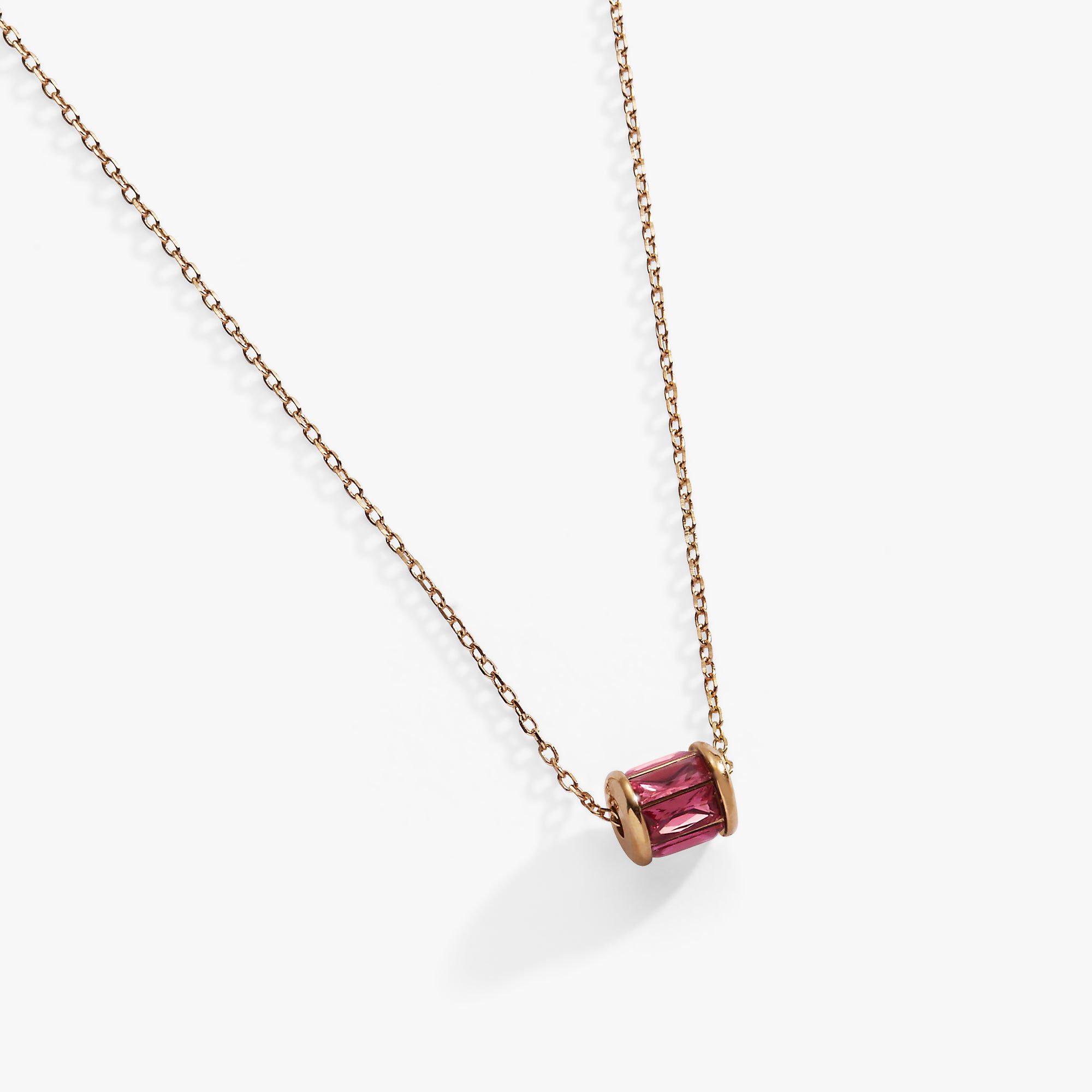 Birthstone Precious Pendant Necklace, Gold  October / Gold, alternate image number 1