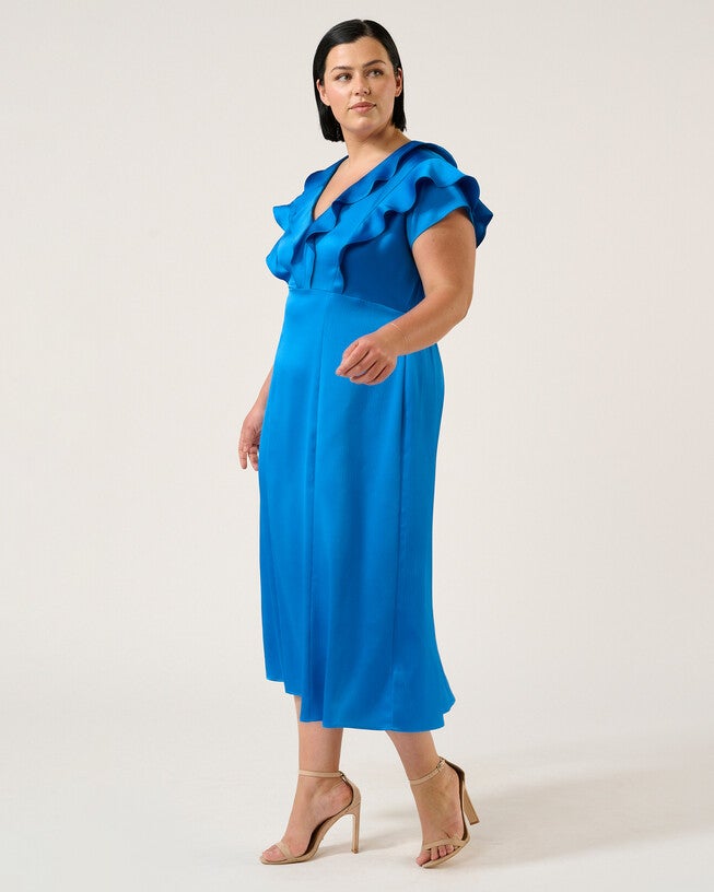 Poseidon Dress, Cobalt / Royal Blue, alternate image number null
